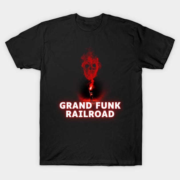 grand funk railroad red smoke T-Shirt by pesidsg